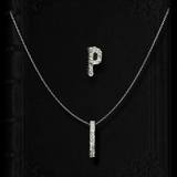 Hidden Message Necklace - 2 Letters