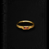 Birthstone Ring Yue - January | Garnet