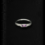 Birthstone Ring Yue - February | Amethyst