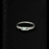 Birthstone Ring Yue - March | Aquamarine