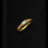 Birthstone Ring Yue - March | Aquamarine