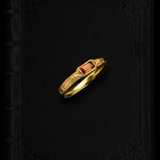 Birthstone Ring Yue - January | Garnet