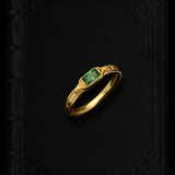 Birthstone Ring Yue - May | Emerald