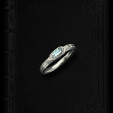 Birthstone Ring Yue - March | Aquamarine