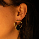 Onyx stud earrings Janinka