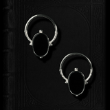 Onyx stud earrings Janinka