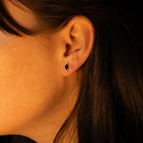 Small Onyx Stud Earrings Lina