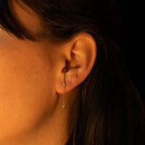 Dangling Cuff Stud Earrings Baila