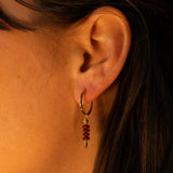 Stone Beads hoop Kao