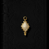 Moonstone Charm 14k