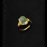 Moss Agate Ring Mulsa