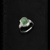 Moss Agate Ring Mulsa